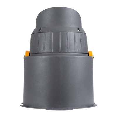 GLOBOSTAR® FLOODSIMA 90495 Κινούμενος Προβολέας Σποτ Wall Washer με Αντιθαμβωτική Γρίλια LED 36W 3240lm 30° DC 24V Αδιάβροχο IP67 Θερμό Λευκό 2700K Dimmable - Bridgelux SMD Chip - Γκρι Ανθρακί - Μ21 x Π26 x Υ27cm - 3 Χρόνια Εγγύηση