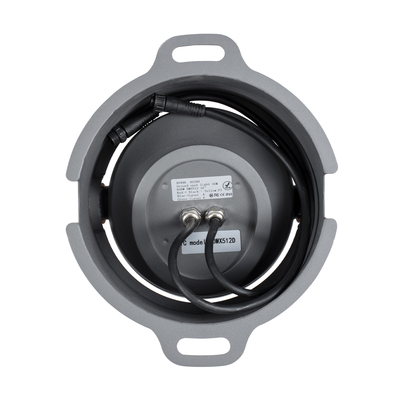 GloboStar® FLOOD-SIMA 90496 Κινούμενος Προβολέας - Σποτ Φωτισμού Wall Washer με Αντιθαμβωτική Γρίλια για Φωτισμό Κτιρίων LED 36W 3060lm 30° DC 24V Αδιάβροχο IP67 Μ21 x Π26 x Υ27cm RGBW DMX512 - Γκρι Ανθρακί - 3 Years Warranty