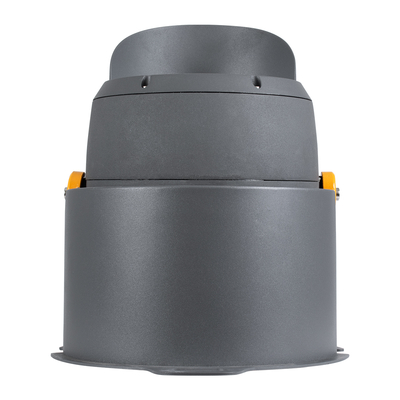 GLOBOSTAR® FLOODSIMA 90497 Κινούμενος Προβολέας Σποτ Wall Washer με Αντιθαμβωτική Γρίλια LED 60W 5400lm 30° DC 24V Αδιάβροχο IP67 Θερμό Λευκό 2700K Dimmable - Bridgelux SMD Chip - Γκρι Ανθρακί - Μ29 x Π24 x Υ28.5cm - 3 Χρόνια Εγγύηση