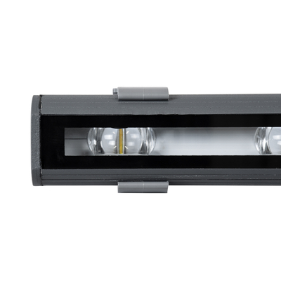 GLOBOSTAR® WINDOWBARI 90538 Φωτιστικό Ανάδειξης Παραθύρων LED 12W 1140lm 8°x 180° DC 24V Αδιάβροχο IP67 Φυσικό Λευκό 4500K Dimmable - CREE XPE Chip - Γκρι Ανθρακί - Μ30 x Π4 x Υ3.5cm - 3 Χρόνια Εγγύηση