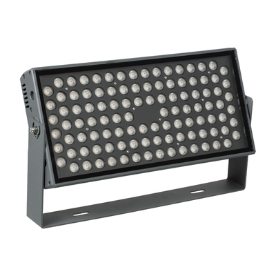 GLOBOSTAR® FLOODZANA 90558 Προβολέας Σποτ Wall Washer LED 100W 9000lm 30° DC 24V Αδιάβροχο IP65 Θερμό Λευκό 2700K Dimmable - Bridgelux SMD Chip - Γκρι Ανθρακί - Μ45.5 x Π28 x Υ10cm - 3 Χρόνια Εγγύηση