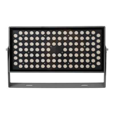 GLOBOSTAR® FLOODZANA 90558 Προβολέας Σποτ Wall Washer LED 100W 9000lm 30° DC 24V Αδιάβροχο IP65 Θερμό Λευκό 2700K Dimmable - Bridgelux SMD Chip - Γκρι Ανθρακί - Μ45.5 x Π28 x Υ10cm - 3 Χρόνια Εγγύηση