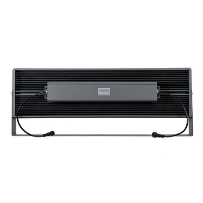 GLOBOSTAR® FLOODZANA 90561 Προβολέας Σποτ Wall Washer LED 200W 16000lm 30° DC 24V Αδιάβροχο IP65 Πολύχρωμο RGBW Dimmable DMX512 - Bridgelux SMD Chip - Γκρι Ανθρακί - Μ70 x Π29 x Υ10cm - 3 Χρόνια Εγγύηση