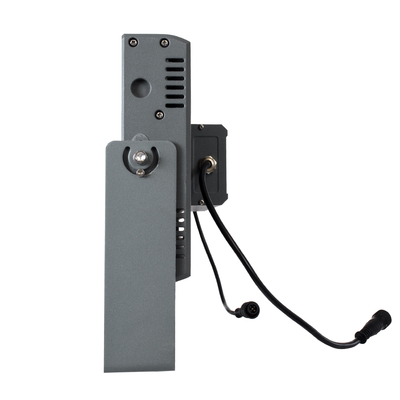 GLOBOSTAR® FLOODZANA 90561 Προβολέας Σποτ Wall Washer LED 200W 16000lm 30° DC 24V Αδιάβροχο IP65 Πολύχρωμο RGBW Dimmable DMX512 - Bridgelux SMD Chip - Γκρι Ανθρακί - Μ70 x Π29 x Υ10cm - 3 Χρόνια Εγγύηση