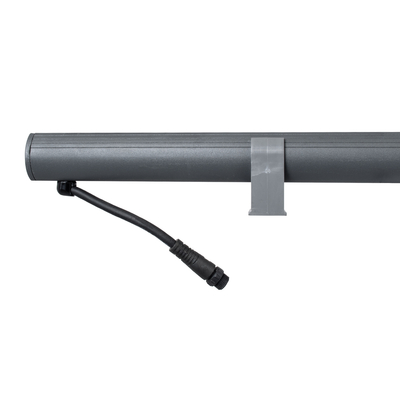 GLOBOSTAR® WASHERPANDA 90579 Μπάρα Φωτισμού Wall Washer LED 18W 1980lm 15° DC 24V Αδιάβροχο IP65 Θερμό Λευκό 2700K Dimmable - Bridgelux SMD Chip - Γκρι Ανθρακί - Μ100 x Π4 x Υ3.5cm - 3 Χρόνια Εγγύηση