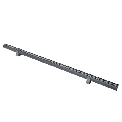 GLOBOSTAR® WASHERPANDA 90582 Μπάρα Φωτισμού Wall Washer LED 36W 3780lm 15° DC 24V Αδιάβροχο IP67 Ultra Θερμό Λευκό 2200K Dimmable - Bridgelux SMD Chip - Γκρι Ανθρακί - Μ100 x Π4 x Υ3.5cm - 3 Χρόνια Εγγύηση