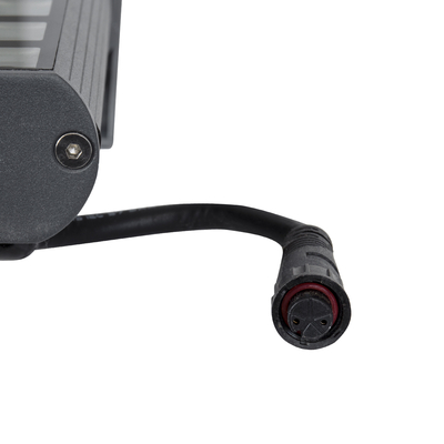 GLOBOSTAR® WASHERPANDA 90583 Μπάρα Φωτισμού Wall Washer LED 36W 3960lm 15° DC 24V Αδιάβροχο IP67 Θερμό Λευκό 2700K Dimmable - Bridgelux SMD Chip - Γκρι Ανθρακί - Μ100 x Π4 x Υ3.5cm - 3 Χρόνια Εγγύηση