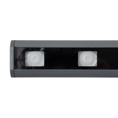 GLOBOSTAR® WASHERPANDA 90585 Μπάρα Φωτισμού Wall Washer LED 36W 3060lm 15° DC 24V Αδιάβροχο IP65 Πολύχρωμο RGBW Dimmable DMX512 - Bridgelux SMD Chip - Γκρι Ανθρακί - Μ100 x Π4 x Υ3.5cm - 3 Χρόνια Εγγύηση