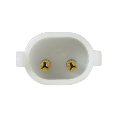 GLOBOSTAR® WWCONNECTOR 90714 2 Pin Σύνδεσμος Τροφοδοσίας για Wall Washers & Προβολείς με Είσοδο 2 x 0.5mm2 & Έξοδο 1 x Θηλυκό Βύσμα Αδιάβροχο IP65 - Μαύρο - Μ16 x Π2 x Υ1.2cm