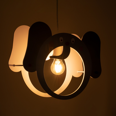 GLOBOSTAR® ELEPHANT 61578 Παιδικό Κρεμαστό Φωτιστικό Οροφής με Ντουί 1 x E27 AC 220-240V IP20 - Πολύχρωμο - Μ37.7 x Π15.5 x Υ31.5cm