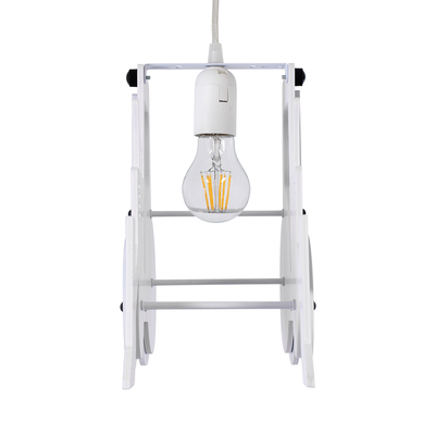 GLOBOSTAR® TRACTOR 61580 Παιδικό Κρεμαστό Φωτιστικό Οροφής με Ντουί 1 x E27 AC 220-240V IP20 - Πολύχρωμο - Μ40 x Π15.5 x Υ26.5cm