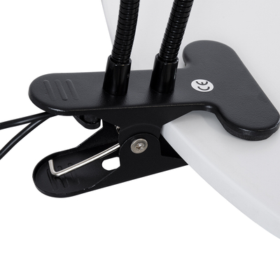 GLOBOSTAR® GROWME 79650 Φωτιστικό Ανάπτυξης Φυτών με Ενσωματωμένο Χειριστήριο LED 10W 300lm 120° DC 5V με USB 2.0 IP20 Πολύχρωμο Πλήρους Φάσματος Κόκκινο 660nm & Μπλε 450nm & UVIR 730nm Dimmable - Sanan SMD Chip - Μαύρο - Μ10 x Π30 x Υ36cm - 2 Χρόνια Εγγύηση