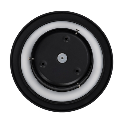 GLOBOSTAR® HELIO-R 60493 Μοντέρνο Φωτιστικό Τοίχου - Απλίκα LED 10W 1200lm 120° AC 220-240V Αδιάβροχο IP65 Φυσικό Λευκό 4500K - Lumileds SMD Chip & TÜV SÜD Driver - Μαύρο Ματ - Μ21 x Π21 x Υ5cm - 5 Χρόνια Εγγύηση