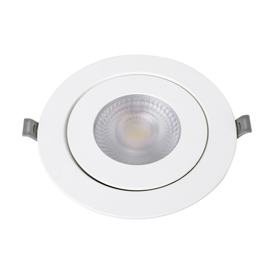 GLOBOSTAR® LEXIS JOINT 60988 Χωνευτό Κινούμενο Downlight Σποτ LED 12W 1200lm 45° AC 220-240V Αδιάβροχο IP44 Φυσικό Λευκό 4500K - Bridgelux SMD Chip & TÜV SÜD Driver - Λευκό Ματ - Μ15.8 x Π15.8 x Υ13cm / Q13cm - 5 Χρόνια Εγγύηση
