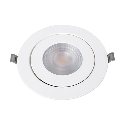 GLOBOSTAR® LEXIS JOINT 60989 Χωνευτό Κινούμενο Downlight Σποτ LED 12W 1140lm 45° AC 220-240V Αδιάβροχο IP44 Θερμό Λευκό 2700K - Bridgelux SMD Chip & TÜV SÜD Driver - Λευκό Ματ - Μ15.8 x Π15.8 x Υ13cm / Q13cm - 5 Χρόνια Εγγύηση