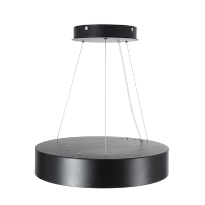 GLOBOSTAR® BURTON 61200 Μοντέρνο Κρεμαστό Φωτιστικό Οροφής LED 67W 7370lm 120° AC 220-240V IP20 Ρυθμιζόμενο Λευκό CCT με Χειριστήριο από 2700K έως 6000K Dimmable - Lumileds SMD Chip - Μαύρο Ματ - Μ40 x Π40 x Υ8cm - 3 Χρόνια Εγγύηση