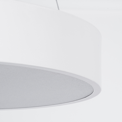 GLOBOSTAR® BURTON 61201-S Μοντέρνο Φωτιστικό Οροφής LED 67W 7370lm 120° AC 220-240V IP20 Ρυθμιζόμενο Λευκό CCT με Χειριστήριο από 2700K έως 6000K Dimmable - Lumileds SMD Chip - Λευκό Ματ - Μ40 x Π40 x Υ8cm - 3 Χρόνια Εγγύηση