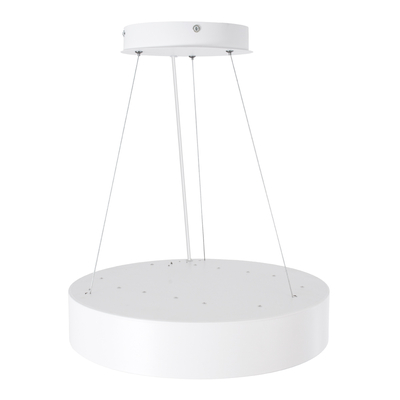 GLOBOSTAR® BURTON 61201-S Μοντέρνο Φωτιστικό Οροφής LED 67W 7370lm 120° AC 220-240V IP20 Ρυθμιζόμενο Λευκό CCT με Χειριστήριο από 2700K έως 6000K Dimmable - Lumileds SMD Chip - Λευκό Ματ - Μ40 x Π40 x Υ8cm - 3 Χρόνια Εγγύηση