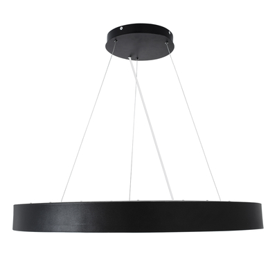 GLOBOSTAR® BURTON 61204-S Μοντέρνο Φωτιστικό Οροφής LED 100W 11020lm 120° AC 220-240V IP20 Ρυθμιζόμενο Λευκό CCT με Χειριστήριο από 2700K έως 6000K Dimmable - Lumileds SMD Chip - Μαύρο Ματ - Μ80 x Π80 x Υ8cm - 3 Χρόνια Εγγύηση