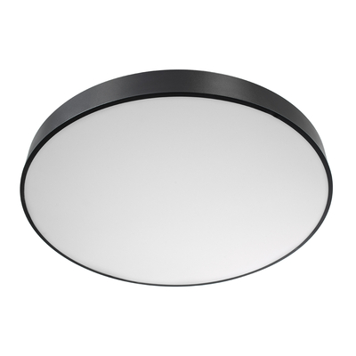 GLOBOSTAR® BURTON 61204 Μοντέρνο Κρεμαστό Φωτιστικό Οροφής LED 100W 11020lm 120° AC 220-240V IP20 Ρυθμιζόμενο Λευκό CCT με Χειριστήριο από 2700K έως 6000K Dimmable - Lumileds SMD Chip - Μαύρο Ματ - Μ80 x Π80 x Υ8cm - 3 Χρόνια Εγγύηση