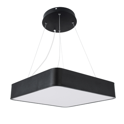 GLOBOSTAR® KAMALA 61206-S Μοντέρνο Φωτιστικό Οροφής LED 67W 7370lm 120° AC 220-240V IP20 Ρυθμιζόμενο Λευκό CCT με Χειριστήριο από 2700K έως 6000K Dimmable - Lumileds SMD Chip - Μαύρο Ματ - Μ40 x Π40 x Υ8cm - 3 Χρόνια Εγγύηση