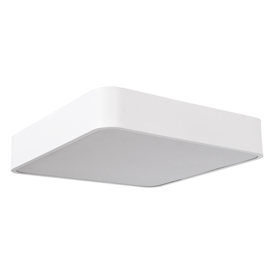 GLOBOSTAR® KAMALA 61207 Μοντέρνο Κρεμαστό Φωτιστικό Οροφής LED 67W 7370lm 120° AC 220-240V IP20 Ρυθμιζόμενο Λευκό CCT με Χειριστήριο από 2700K έως 6000K Dimmable - Lumileds SMD Chip - Λευκό Ματ - Μ40 x Π40 x Υ8cm - 3 Χρόνια Εγγύηση