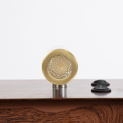 GLOBOSTAR® PALADIN 61362 Μοντέρνο Φωτιστικό Τοίχου - Απλίκα Ξενοδοχείου Reading Light με Φορτιστή USB 3A & Wireless 20W LED 6W 720lm 36° & 360° AC 220-240V IP20 Φυσικό Λευκό 4500K - Bridgelux COB Chip & TÜV SÜD Driver - Καφέ & Χρυσό Βούρτσας - Μ30 x Π11 x Υ12cm - 3 Χρόνια Εγγύηση