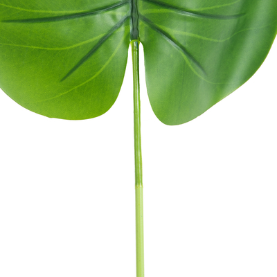 GloboStar® Artificial Garden MONSTERA LEAF 20223 - Τεχνητό Διακοσμητικό Φύλο Μονστέρας Π16 x Υ76cm