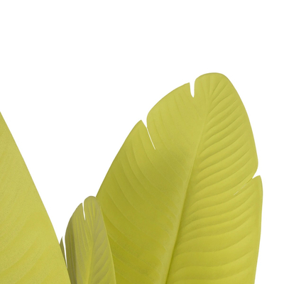 GloboStar® Artificial Garden YELLOW STRELITZIA 20367 Τεχνητό Διακοσμητικό Φυτό Κίτρινη Στερλίτσια Υ120cm