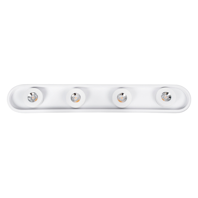 GLOBOSTAR® NESPO 61215 Μοντέρνο Φωτιστικό Οροφής LED 48W 5376lm 360° & 45° AC 220-240V IP20 Ρυθμιζόμενο Λευκό CCT με On/Off 2700K/4500K/6000K - Lumileds SMD Chip - Λευκό Ματ - Μ80 x Π13 x Υ6.5cm - 3 Χρόνια Εγγύηση