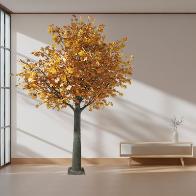 GloboStar® Artificial Garden ACER RUBRUM SYCAMORE TREE 20437 Τεχνητό Διακοσμητικό Δέντρο Κόκκινος Σφένδαμος Υ400cm