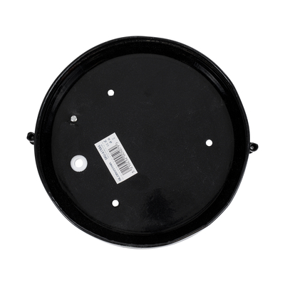 GLOBOSTAR® BOATLIGHT 61586 Vintage Φωτιστικό Καραβοχελώνα Τοίχου & Οροφής με Ντουί 1 x E27 AC 220-240V Αδιάβροχο IP65 - Μαύρο Ματ - Μ17.5 x Π17.5 x Υ9cm