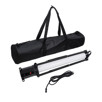 GLOBOSTAR® WORKINGLIGHT 99051 Προβολέας Εργασίας με Τρίποδο LED 65W 6000lm 360° AC 220-240V Αδιάβροχο IP65 IK08 Ψυχρό Λευκό 6000K - Sanan SMD Chip - Λευκό Γαλακτερό - Μ70 x Π70 x Υ130cm - 3 Χρόνια Εγγύηση