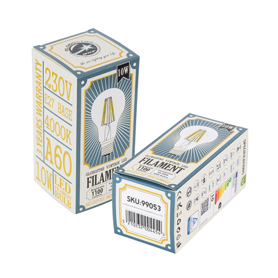 GLOBOSTAR® GLOBE 99053 Λάμπα E27 A60 LED 10W 1100lm 360° AC 220-240V IP20 Φυσικό Λευκό 4500K Dimmable - Long Filament Chip - Διάφανο - Μ6 x Π6 x Υ10.5cm - 3 Χρόνια Εγγύηση