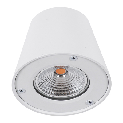 GLOBOSTAR® GARDENIA 60797 Μοντέρνο Φωτιστικό Τοίχου - Απλίκα LED 7W 700lm 60° AC 220-240V Αδιάβροχο IP65 Θερμό Λευκό 2700K - Bridgelux COB Chip & TÜV SÜD Driver - Λευκό Ματ - Μ9.5 x Π13 x Υ7.7cm - 5 Χρόνια Εγγύηση