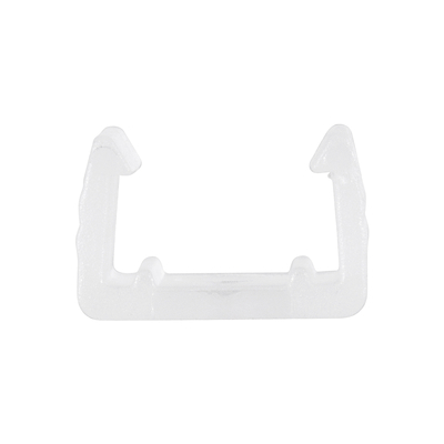 GloboStar® 70529 Πλαστική PVC Βάση Στήριξης για Όλες τις Πολύχρωμες RGB EPISTAR Slim Ταινίες LED Μονής Σειράς DC 230V IP68 - Μ1.5 x Π1.6 x Υ1.1cm