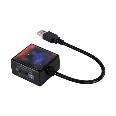 GloboStar® 81847 Διακοσμητικό Φωτιστικό Ειδικών Φωτορυθμικών Εφέ PARTY Disco LASER DC 5V με Καλώδιο Τροφοδοσίας USB Μπλέ Κόκκινο IP20 Μ26.5 x Π4.5 x Υ2.5cm