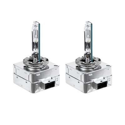 GLOBOSTAR® HID 84041 Λάμπα Xenon D1R Super Vision Υψηλής Φωτεινότητας +80% CANbus DOT ECER37 55W/110W 5000lm/10000lm 360° DC 12-24V Αδιάβροχο IP65 Ψυχρό Λευκό 6000K - Μ4 x Π5 x Υ8cm - Πακέτο 2 Τεμαχίων - 2 Χρόνια Εγγύηση