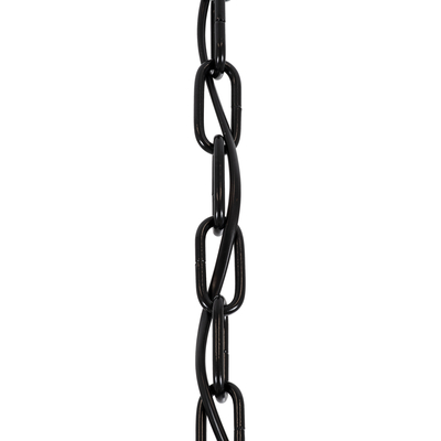 GLOBOSTAR® DARCY 00672 Vintage Κρεμαστό Φωτιστικό Οροφής με Ντουί 1 x E27 AC 220-240V IP20 - Μαύρο & Διάφανο - Μ35 x Π35 x Υ61cm