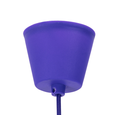 GLOBOSTAR® CABLITO 61560 Μοντέρνο Κρεμαστό Φωτιστικό Οροφής με Ντουί 1 x E27 AC 220-240V IP20 - Μωβ - Μ4 x Π4 x Υ110cm