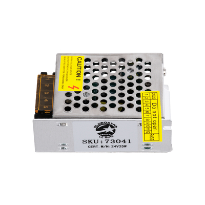 GLOBOSTAR® LUMIVOLT 73041 Τροφοδοτικό/Μετασχηματιστής PELV 25W 1.05A DC 24V IP20 - AC 220-240V σε DC 24V / Ρυθμιζόμενo από DC 22.5V έως DC 25.5V - Μ8.7 x Π5.8 x Υ3.4cm - 3 Χρόνια Εγγύηση