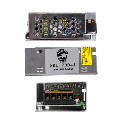GLOBOSTAR® LUMIVOLT 73041 Τροφοδοτικό/Μετασχηματιστής PELV 25W 1.05A DC 24V IP20 - AC 220-240V σε DC 24V / Ρυθμιζόμενo από DC 22.5V έως DC 25.5V - Μ8.7 x Π5.8 x Υ3.4cm - 3 Χρόνια Εγγύηση