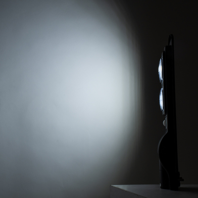 GLOBOSTAR® STREETB 85342 Φωτιστικό Δρόμου LED 60W 3000lm 120° DC 5V με Ενσωματωμένο Φωτοβολταϊκό Panel 6V 9W & Επαναφορτιζόμενη Μπαταρία Li-ion 3.2V 9000mAh με Αισθητήρα Κίνησης-Ημέρας-Νύχτας Αδιάβροχο IP65 Ψυχρό Λευκό 6000K - Μαύρο - Μ22 x Π50 x Υ6cm - 2 Χρόνια Εγγύηση