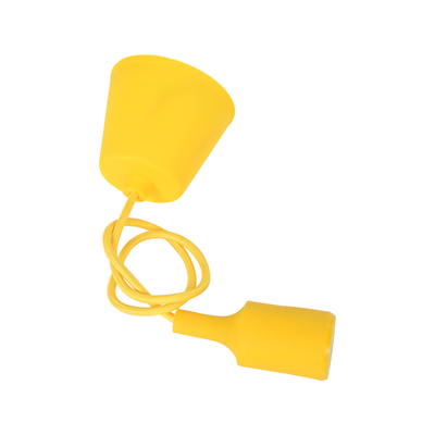 GLOBOSTAR® CABLITO 61555 Μοντέρνο Κρεμαστό Φωτιστικό Οροφής με Ντουί 1 x E27 AC 220-240V IP20 - Κίτρινο - Μ4 x Π4 x Υ110cm