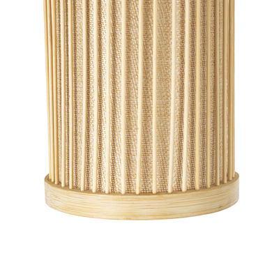 GLOBOSTAR® HIBISCUS 01937 Boho Κρεμαστό Φωτιστικό Οροφής με Ντουί 1 x E27 AC 220-240V IP20 - Μπεζ - Μ13 x Π13 x Υ35cm