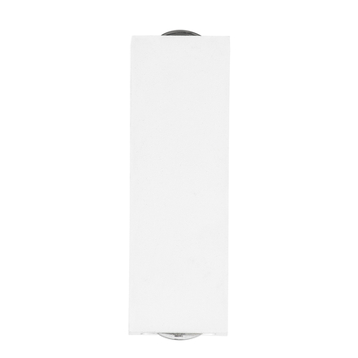 GLOBOSTAR® LINOR 60527 Μοντέρνο Φωτιστικό Τοίχου - Απλίκα LED 10W 1000lm 10° AC 220-240V Αδιάβροχο IP65 Θερμό Λευκό 2700K - Bridgelux COB Chip & TÜV SÜD Driver - Λευκό Ματ - Μ12.5 x Π6 x Υ4cm - 5 Χρόνια Εγγύηση