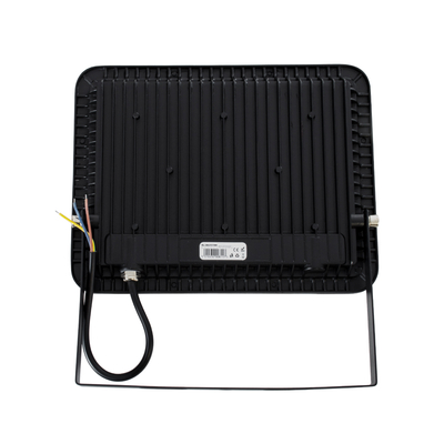 GLOBOSTAR® ATLAS 61426 Προβολέας LED 100W 12000lm 120° AC 220-240V Αδιάβροχο IP67 Φυσικό Λευκό 4500K - Lumileds SMD Chip - TÜV Rheinland Certified - Μαύρο Ματ - Μ27 x Π4 x Υ21cm - 5 Χρόνια Εγγύηση