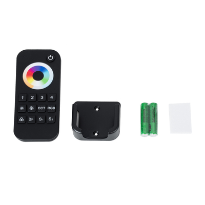 GLOBOSTAR® SKYDANCE-RT10 71544 RF Ασύρματο Χειριστήριο Αφής 4 Group για όλα τα Πολύχρωμα RGBW+WW SKYDANCE Controller - DC 3V 2 x AAA IP20 - RF2.4Ghz - Μ12.2 x Π5.3 x Υ1.7cm - 5 Χρόνια Εγγύηση