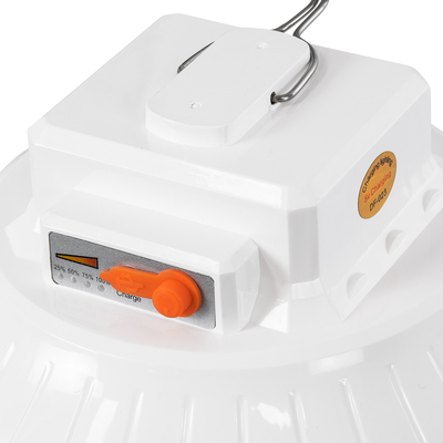 GLOBOSTAR® SOLARLAMP 85350 Λάμπα LED 100W 1000lm 140° DC 5V Powerbank με φορτιστή USB, Φωτοβολταϊκό Panel 6V 12W & Επαναφορτιζόμενη Μπαταρία Li-ion 3.2V 5000mAh Αδιάβροχο IP54 Ρυθμιζόμενο Λευκό CCT με On/Off 2700K/4500K/6000K Dimmable - Μ23 x Π23 x Υ12cm - 2 Χρόνια Εγγύηση