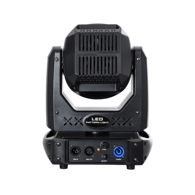 GloboStar® HERACLES 51156 Επαγγελματική Κινούμενη Ρομποτική Κεφαλή PATTERN Light CREE LED 100W AC 220V-240V IP20 RGBW DMX512 - Μ25.5 x Π20 x Υ35cm - 2 Χρόνια Εγγύηση